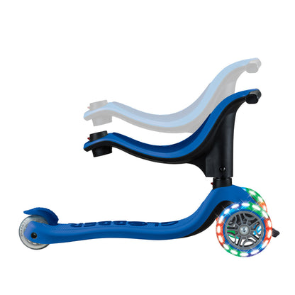 Globber - GO UP SPORTY Lights  360 - Navy/Dark Blue