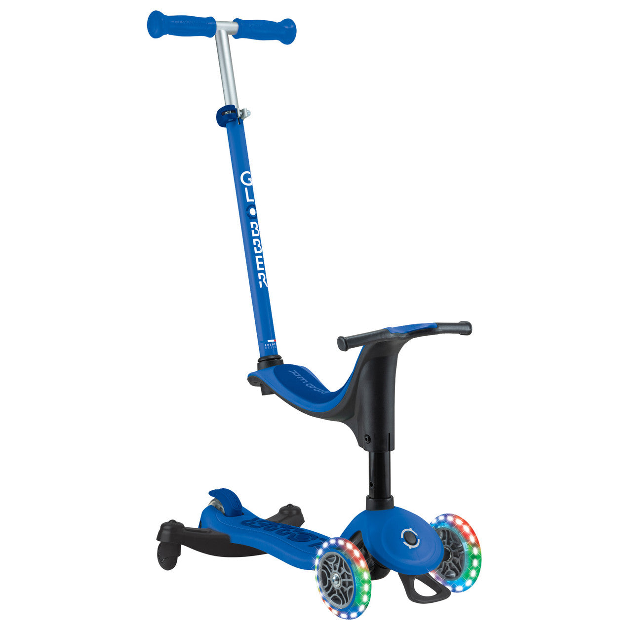 Globber - GO UP SPORTY Lights  360 - Navy/Dark Blue