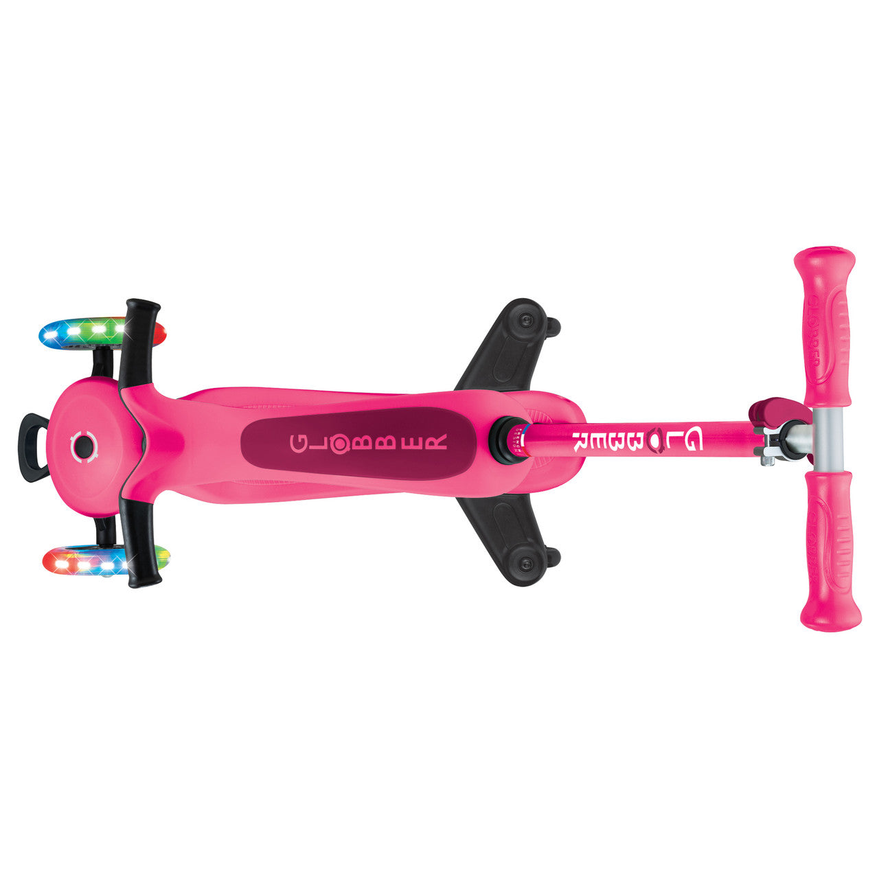Globber - GO UP SPORTY Lights  360 - Fuchsia/Dark Pink