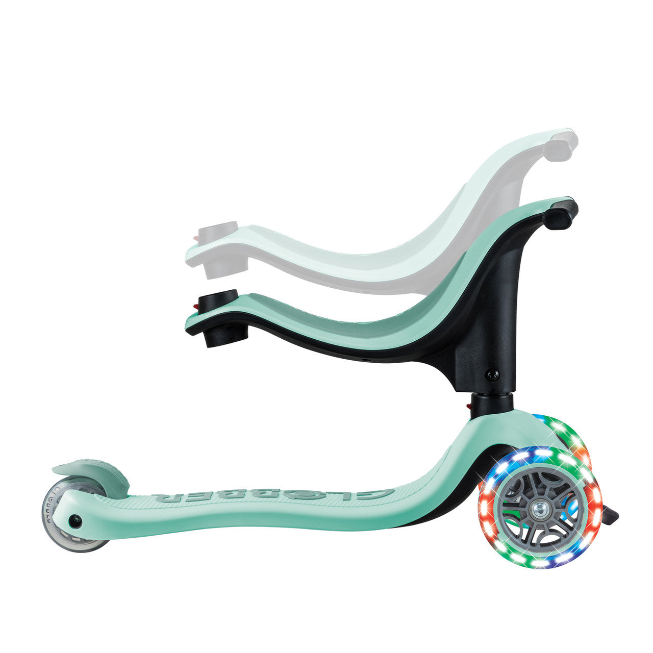 Globber - GO UP SPORTY Lights  360 - Mint/Pistachio