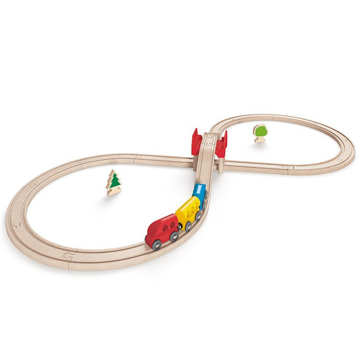 Hape Rail - Figure Eight Railway Set 27 pieces