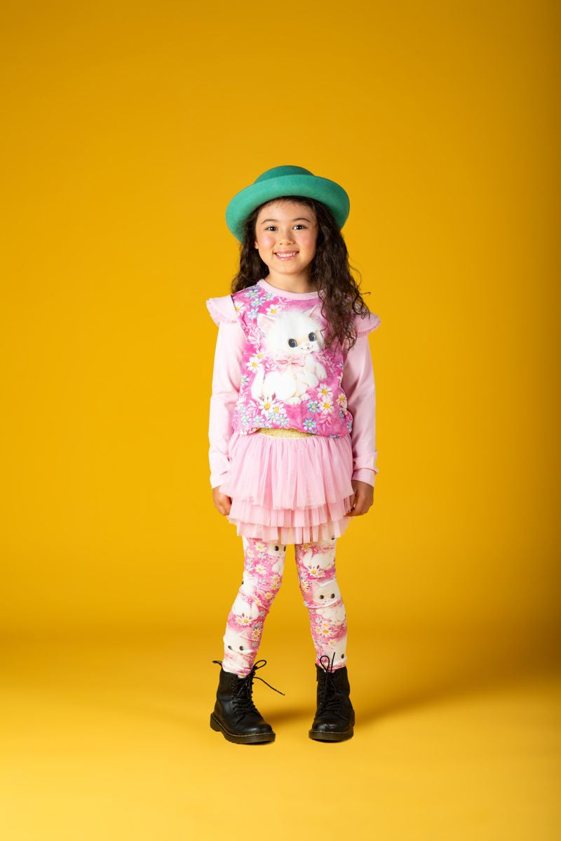 White Kitten Circus Tights