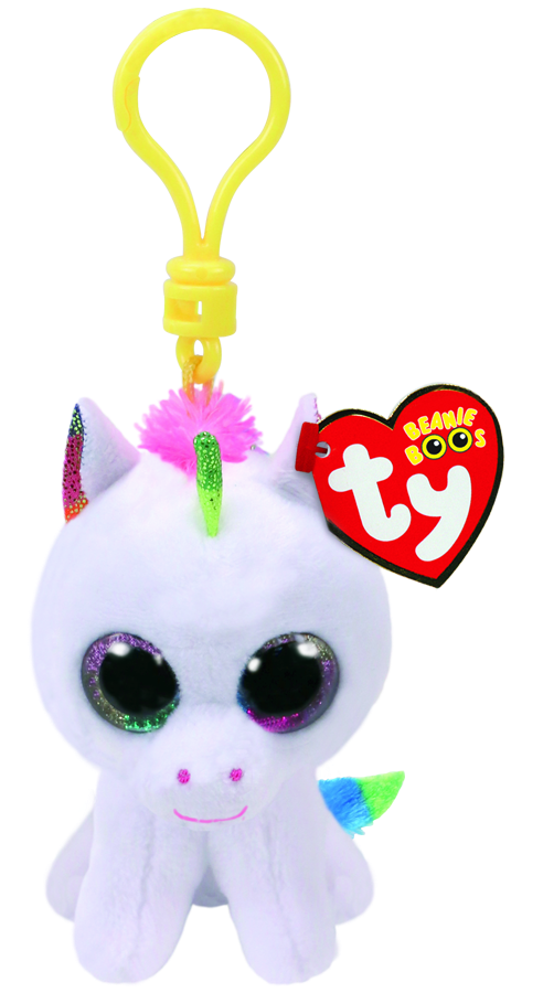 Beanie Boos Clip On - Pixy White Unicorn