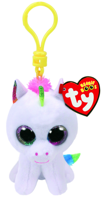 Beanie Boos Clip On - Pixy White Unicorn