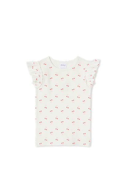 Cherry Rib Tee