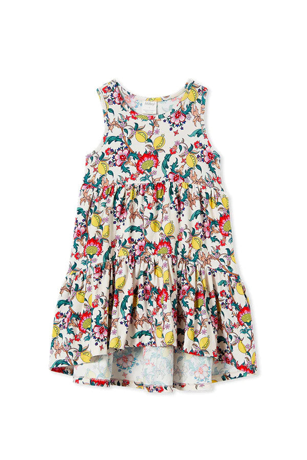 Citrus Floral Dress