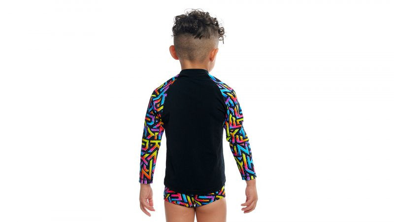 Funky Trunks - Toddler Boy's Zippy Rash Vest - Brand Galaxy