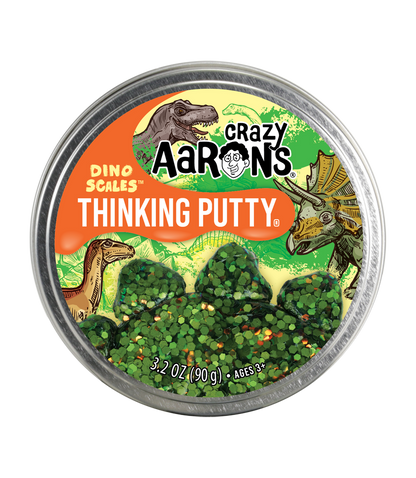 Crazy Aaron's Thinking Putty - Dino Scales 4" Tin
