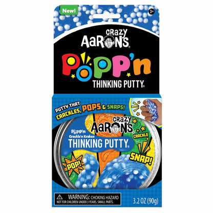 Crazy Aaron's  Thinking Putty -  Crackle'n Kraken - 4" Tin