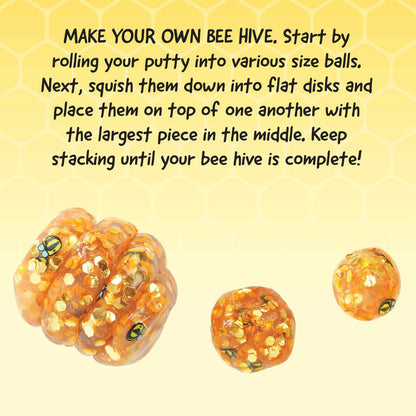 Crazy Aaron's Thinking Putty - Honey Hive 4" Tin