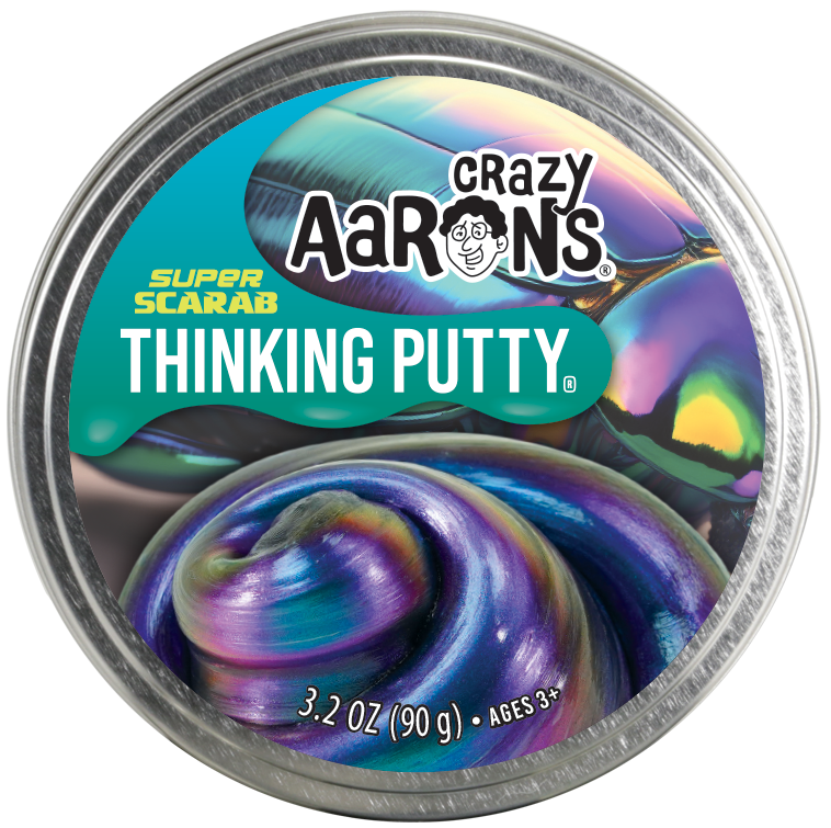 Crazy Aaron's Thinking Putty - Super Scarab 4" Tin