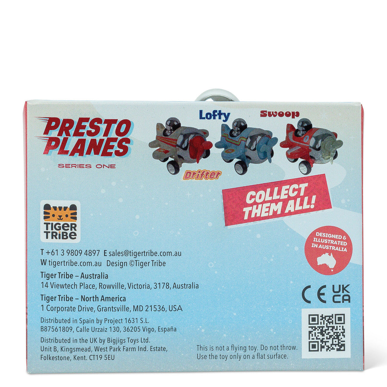 Tiger Tribe Presto Planes - Red Swoop