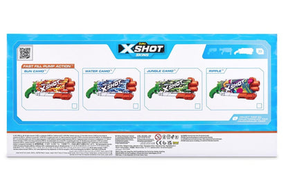 Zuru XSHOT Fast Fill Skins Water Gun - Pump Action Ripple