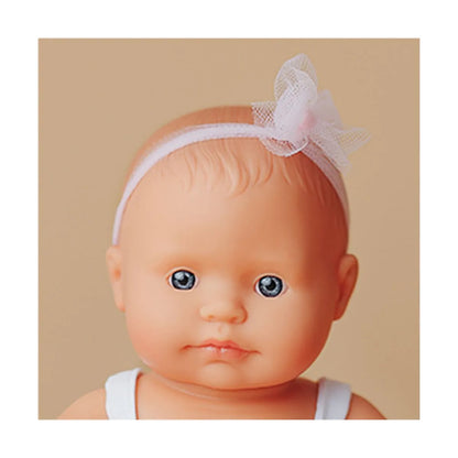 Miniland Doll 21cm - My Friends & Me - Caucasian Girl Baby Doll