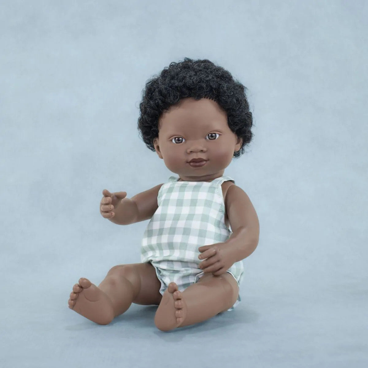 Miniland Doll 38cm - My Friends & Me - African Boy Baby Doll