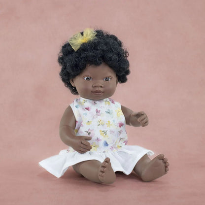 Miniland Doll 38cm - My Friends & Me - African Girl Baby Doll