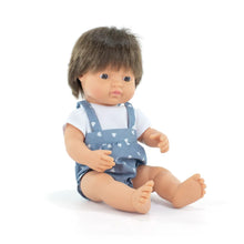 Miniland Doll 38cm - My Friends & Me - Brunette Caucasian Boy Baby Doll