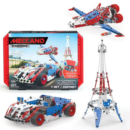 Meccano Masters Maker's Toolbox – 437-Piece Construction Set 25207