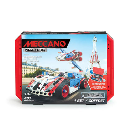 Meccano Masters Maker's Toolbox – 437-Piece Construction Set 25207