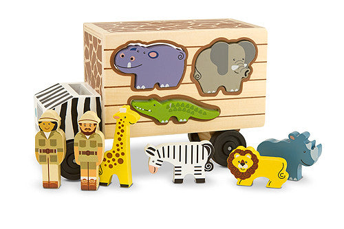 Melissa & Doug - Animal Rescue Shape-Sorting Truck
