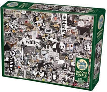 Cobble Hill Puzzles 1000pc - Black + White Animals