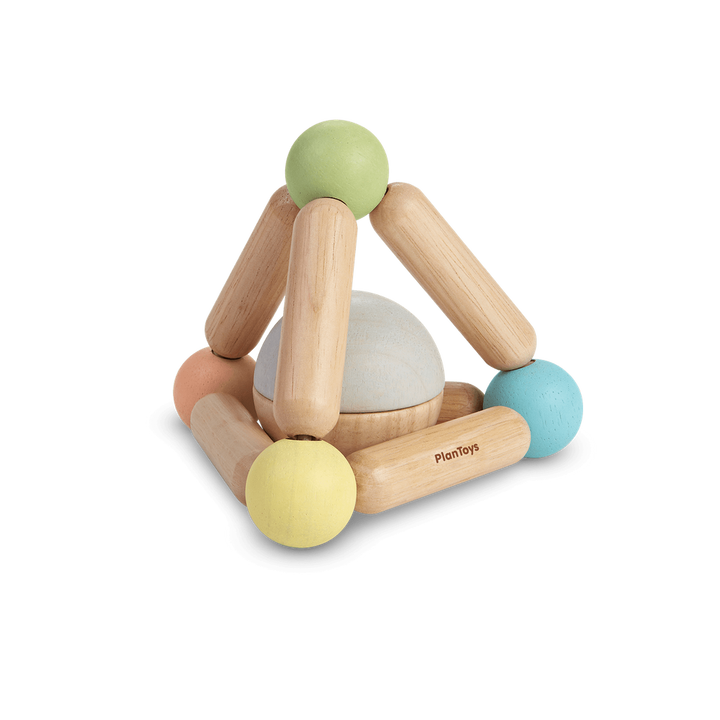 PlanToys - Triangle Clutching Toy - Pastel