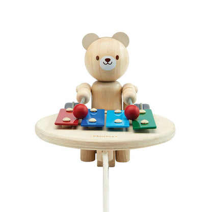 PlanToys - Pull-Along Musical Bear