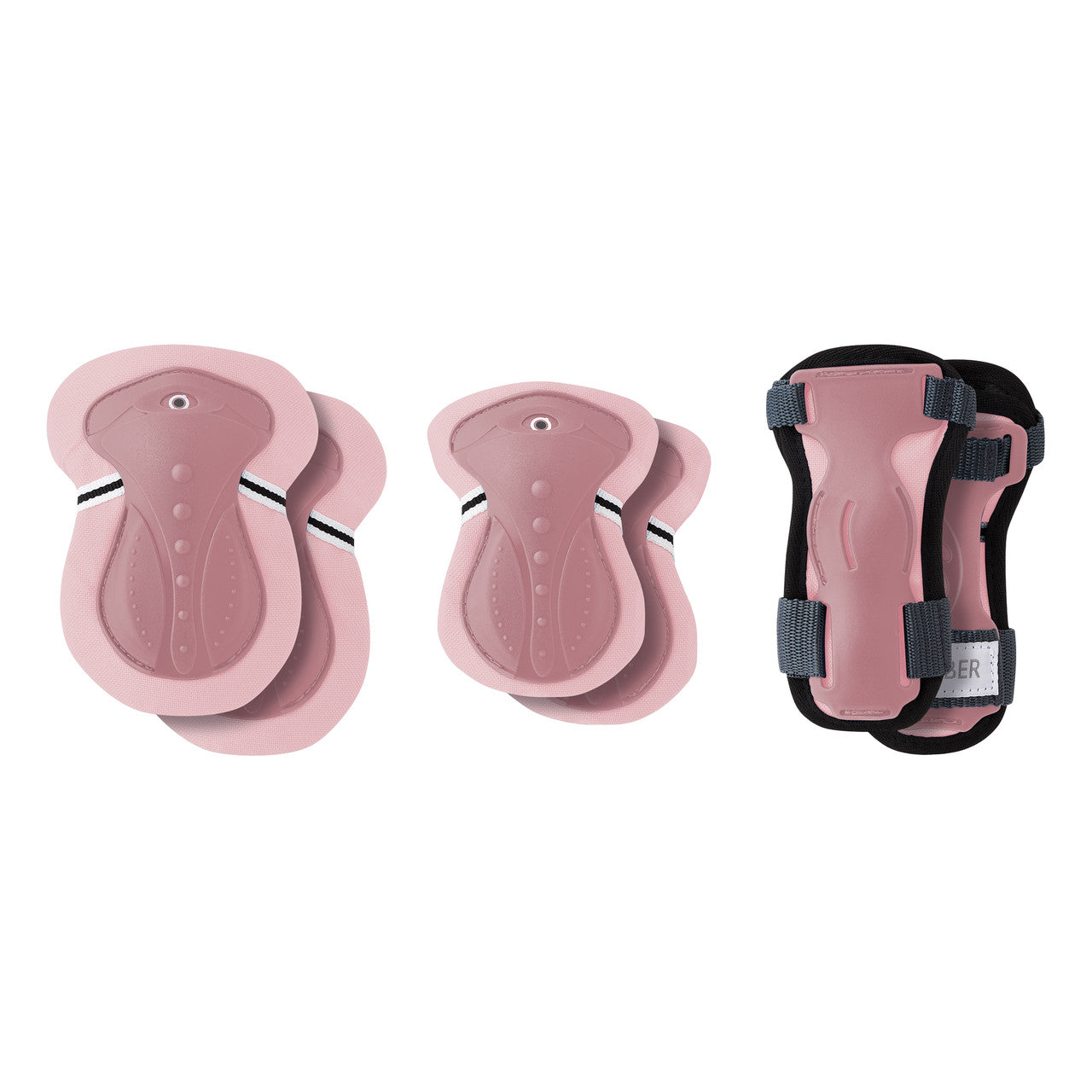 Globber - Junior Protective Pad Set (XS, 6-10y) - Pastel Pink