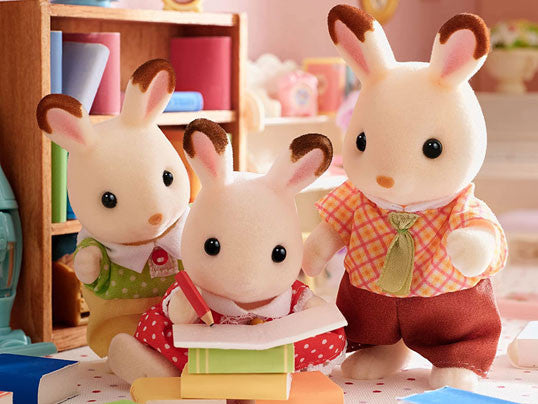 Sylvanian Families - Chocolate Rabbit Family
