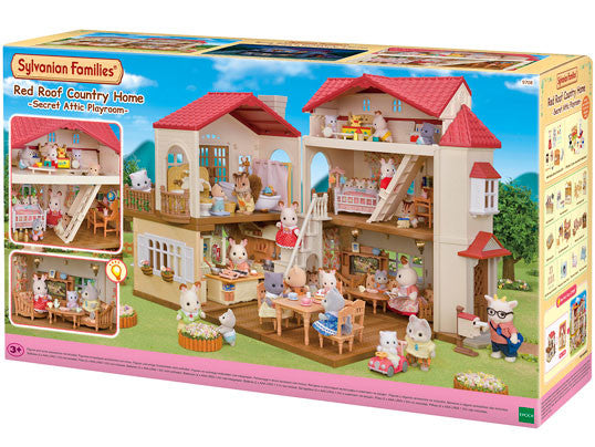 Sylvanian Families - Red Roof Country Home with Attic