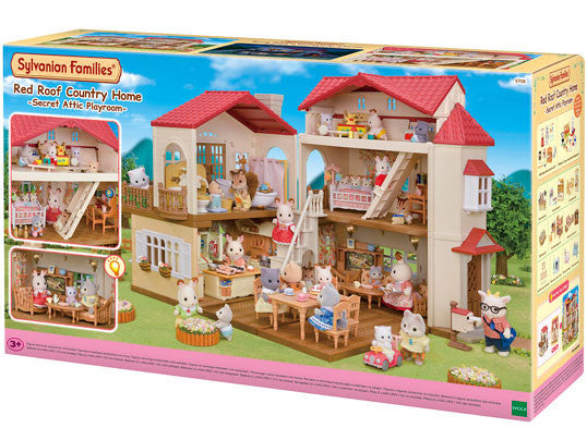 Sylvanian Families - Red Roof Country Home with Attic