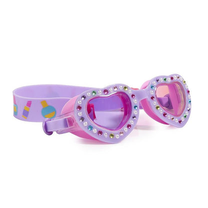 Bling2o Goggles - Breakfast at the pool- Victorian Violet Heart