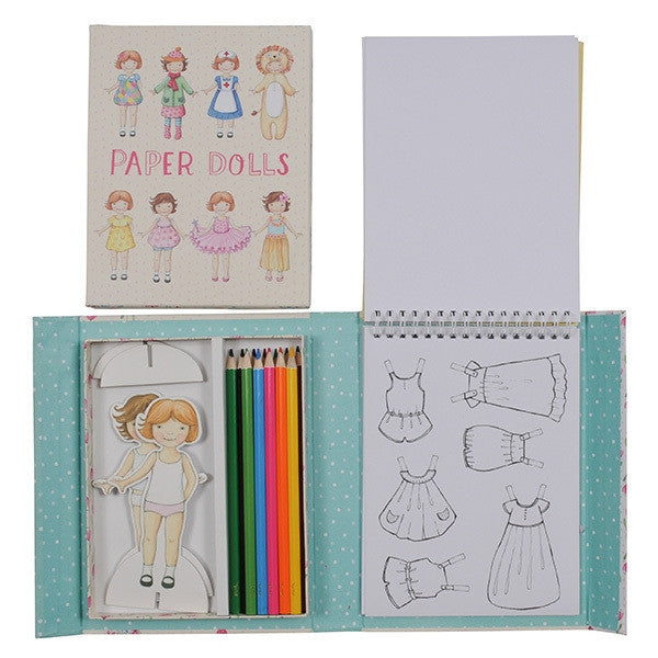 Tiger Tribe Piccolo Paper Dolls Kit - Vintage