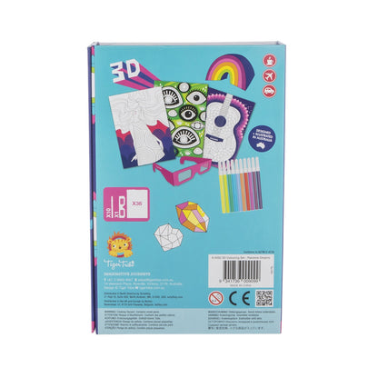 Tiger Tribe - 3D Colouring Set - Rainbow Dreams