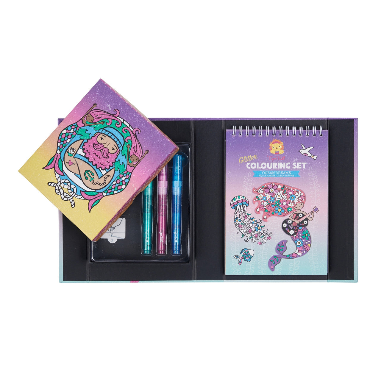 Tiger Tribe - Glitter Colouring Set - Ocean Dreams