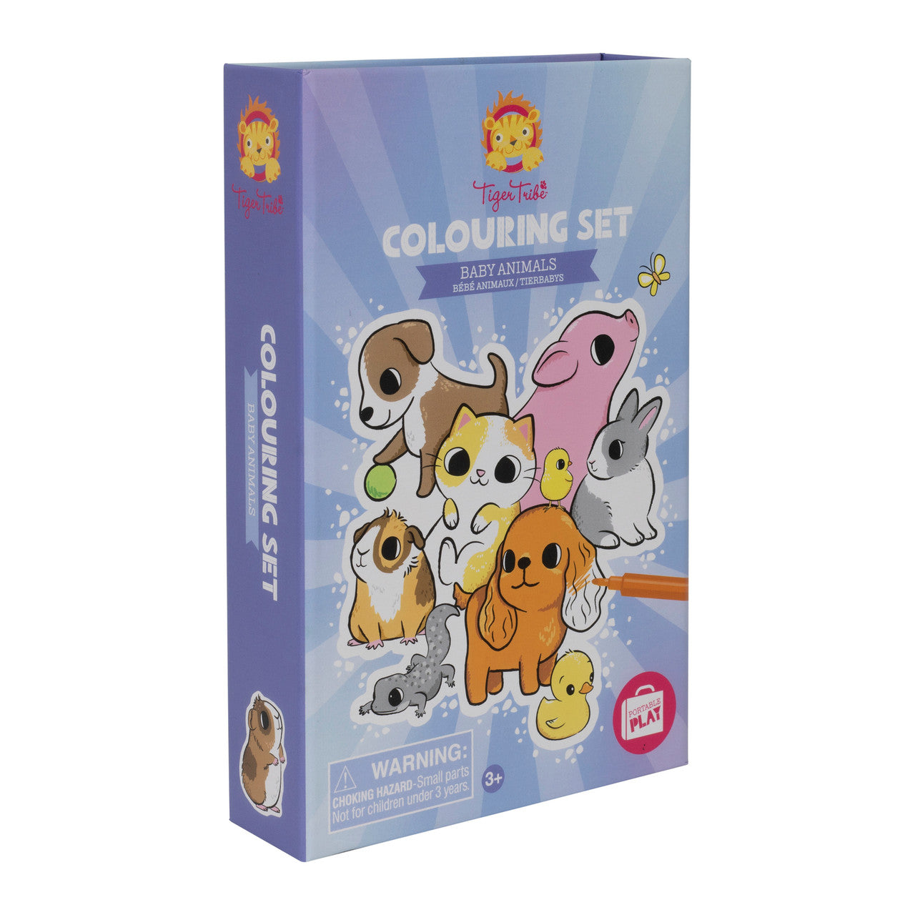 Tiger Tribe Colouring Set - Baby Animals