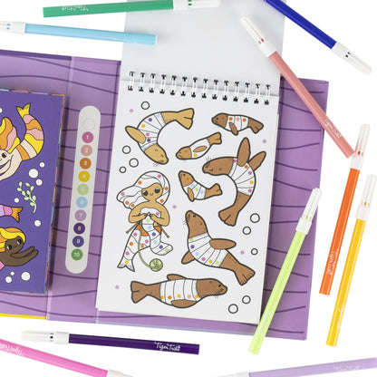 Tiger Tribe Colour by Numbers - Mermaids and Friends