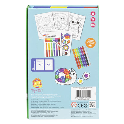 Tiger Tribe Colour Change Colouring Set - Garden Friends