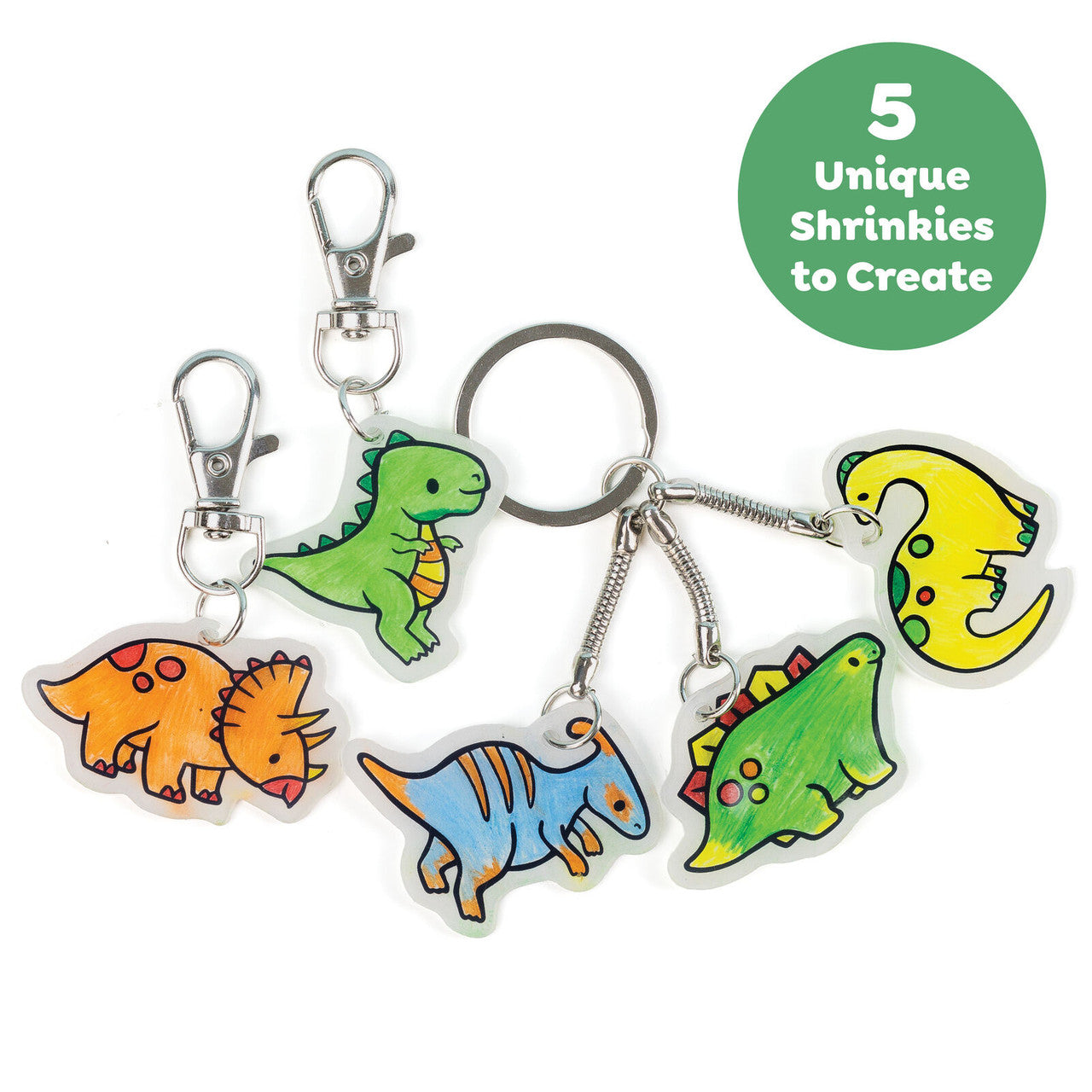 Tiger Tribe Shrinkorama - Bag Tags - Dino