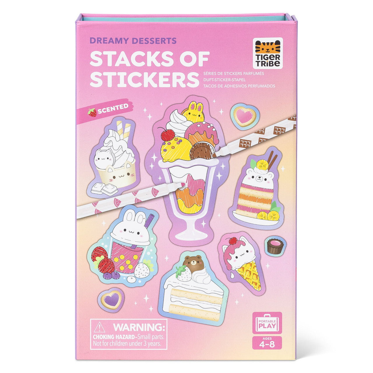 Tiger Tribe - Scented Stacks Of Stickers - Dreamy Desserts