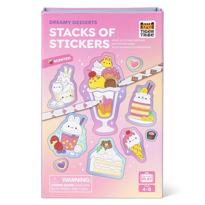 Tiger Tribe - Scented Stacks Of Stickers - Dreamy Desserts