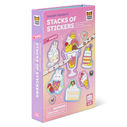 Tiger Tribe - Scented Stacks Of Stickers - Dreamy Desserts