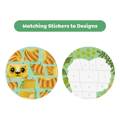 Tiger Tribe - Sticker by Numbers - Animals