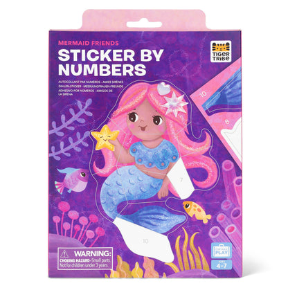 Tiger Tribe - Sticker by Numbers - Mermaid Friends