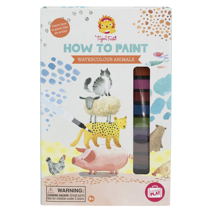Tribe How to Paint - Watercolour - Animals