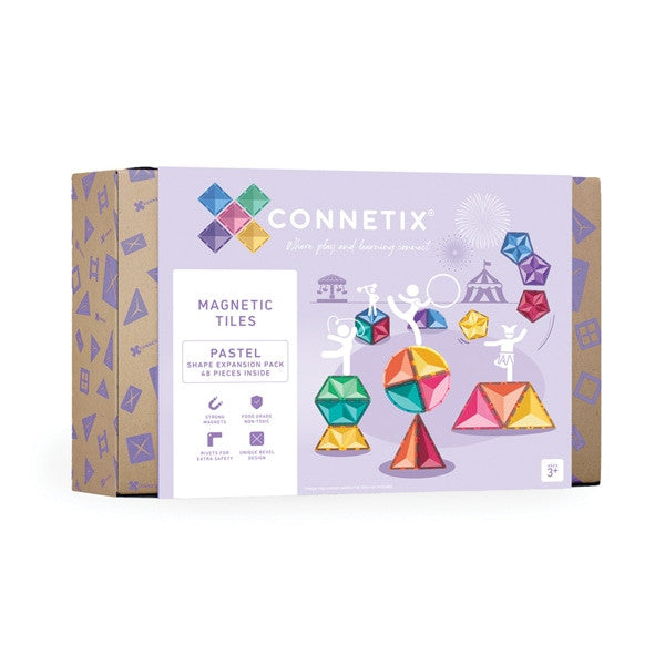 Connetix - Pastel Shape Expansion Pack 48pc