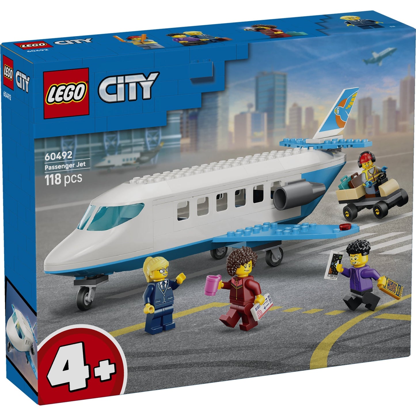 LEGO® City Passenger Jet - Airplane Toy Building Set 60492