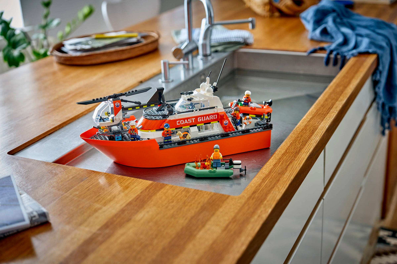 LEGO City - Coast Guard Rescue Boat & Helicopter 60504