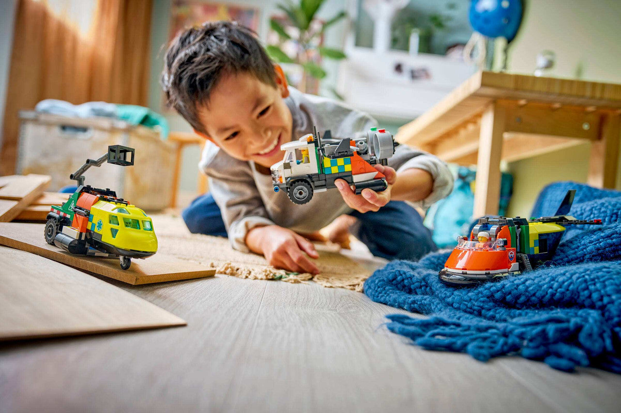  LEGO® City - Airplane, Service Truck & Hovercraft Remix 60505