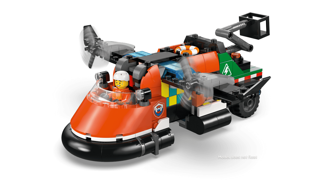  LEGO® City - Airplane, Service Truck & Hovercraft Remix 60505